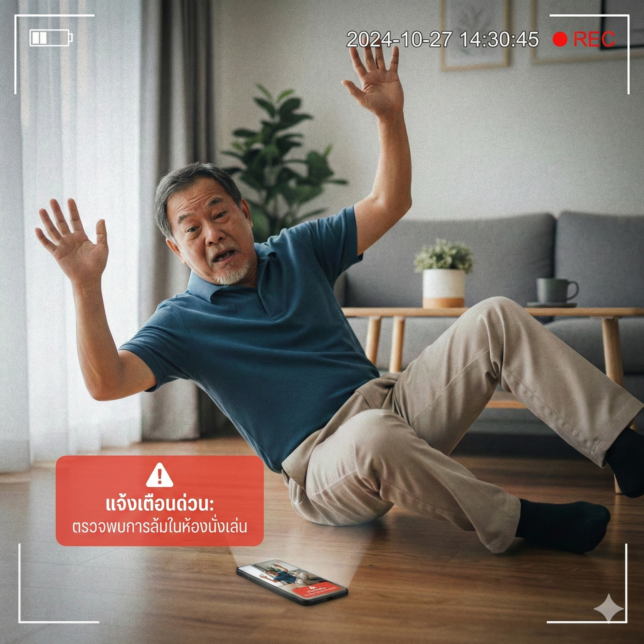 AI Fall Detection Notification