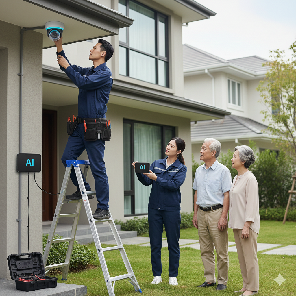 ติดตั้งอุปกรณ์โดยช่างผู้เชี่ยวชาญ